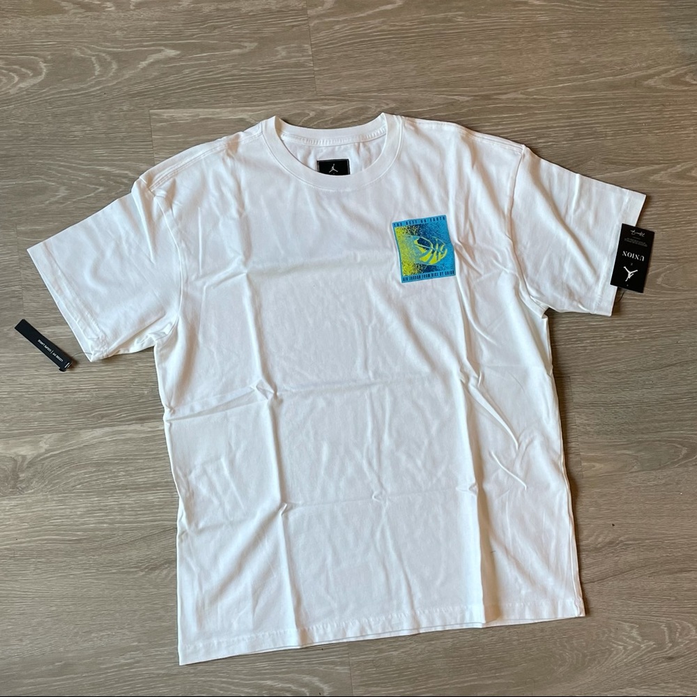 NWT Nike Jordan x Union LA basketball FADE t large
